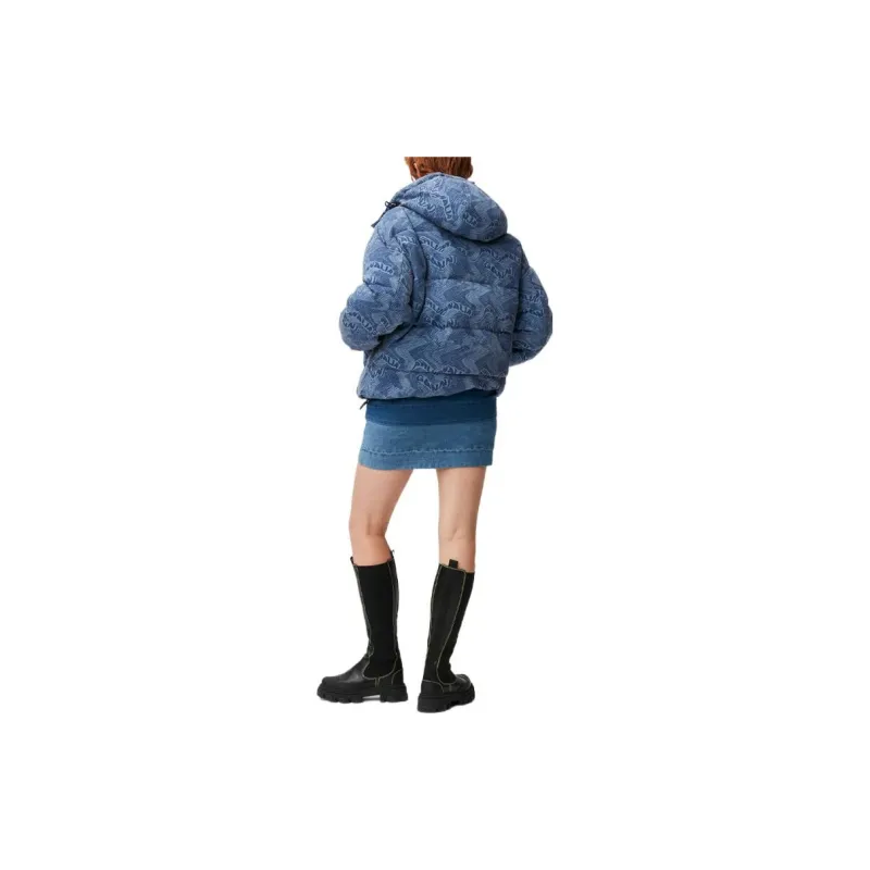 GANNI Jackets Women's Blue-3