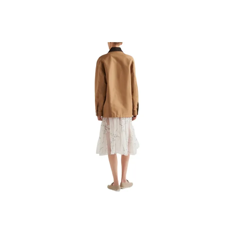 PRADA Triangle logo Canvas Blouson Jacket-2