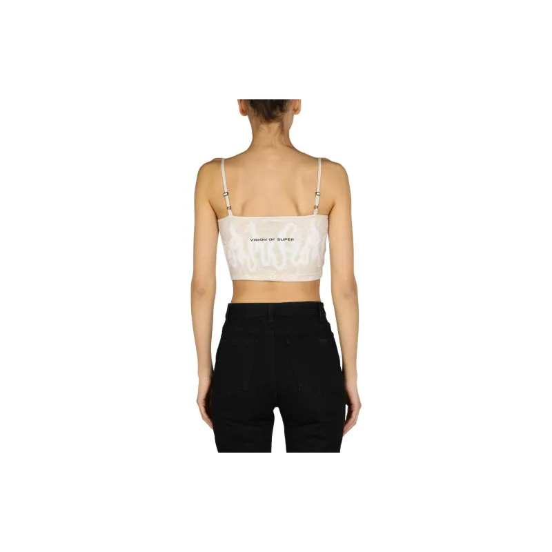 Vision Of Super Printed Cropped Top-2