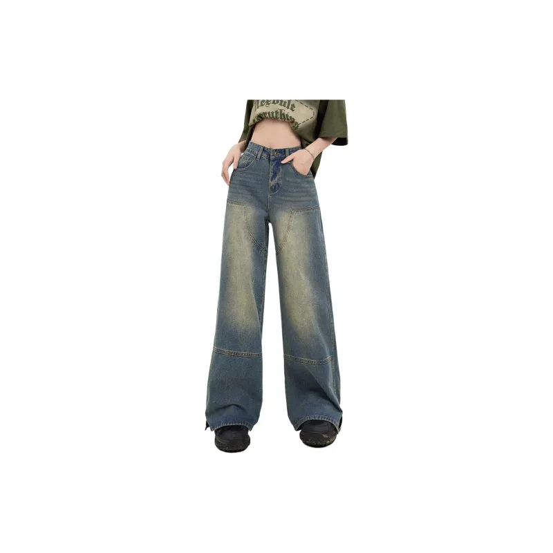 Kazakhstan Jeans Women's Vintage Blue-1