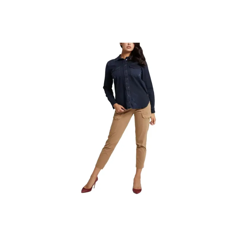 GUESS Shirts Women's Blue-1
