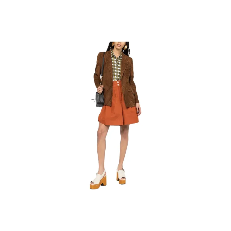 FENDI Jackets Women's Umber-1
