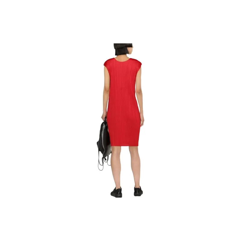 PLEATS PLEASE ISSEY MIYAKE Plissé effect Midi Dress-2