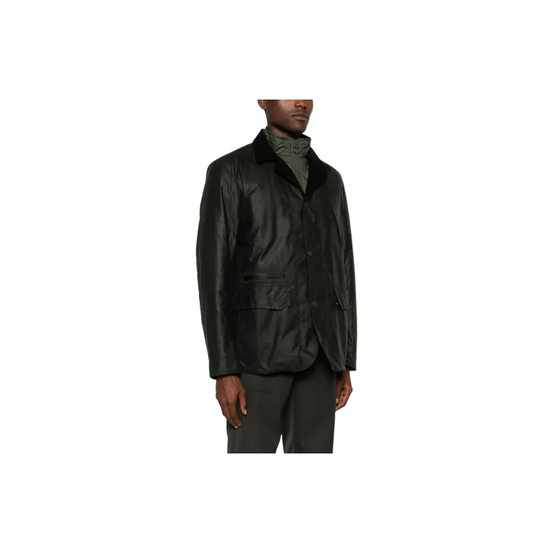 BARBOUR Craster Layered Zip Up Jacket-3