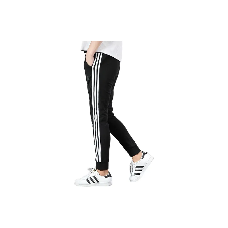 Adidas Essential Knitted Sports Pants Women's Black-4