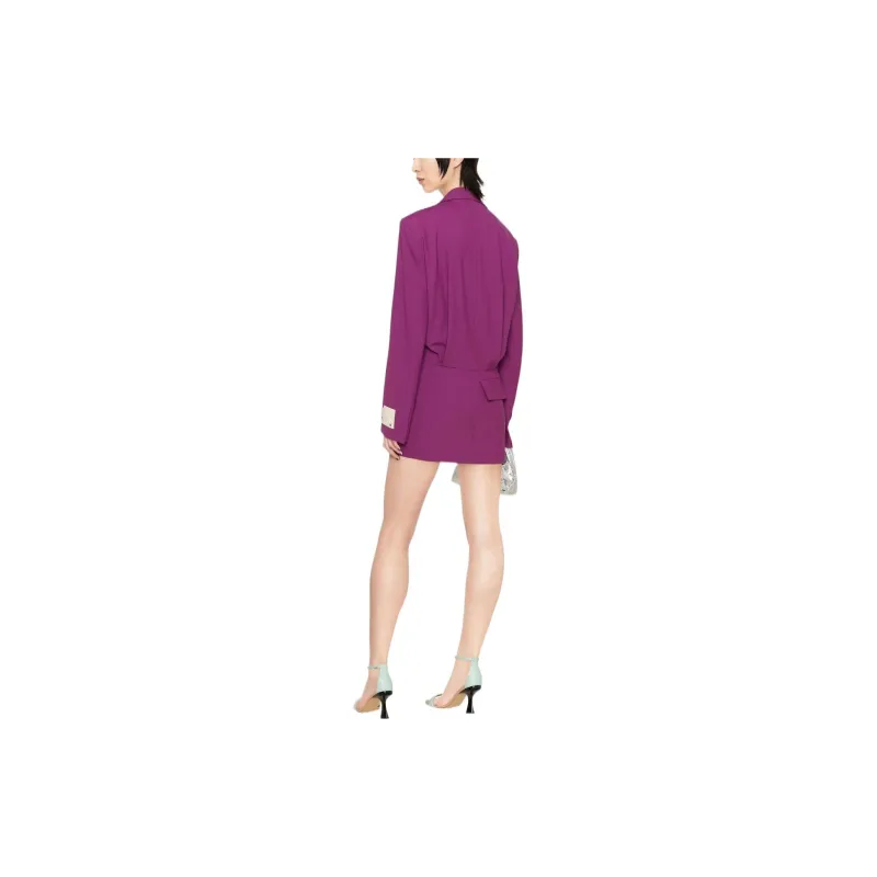 OFF-WHITE Twist Detailed Blazer Dress-2