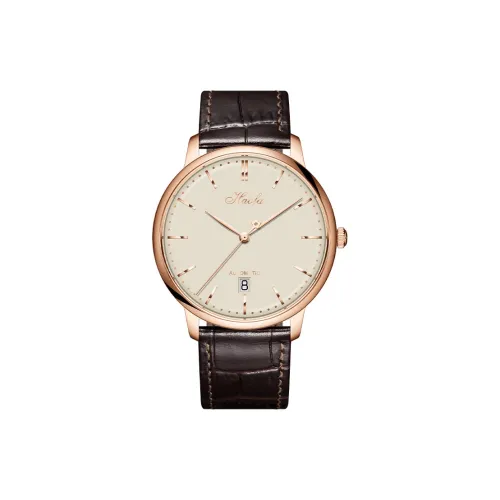 HaofaTourbillon 1606 Automatic Mechanical Movement Watch Men's Watches White Dial