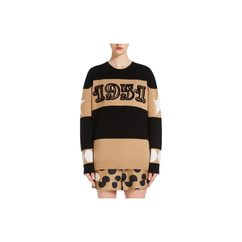 MaxMara Striped Knitted Jumper-1