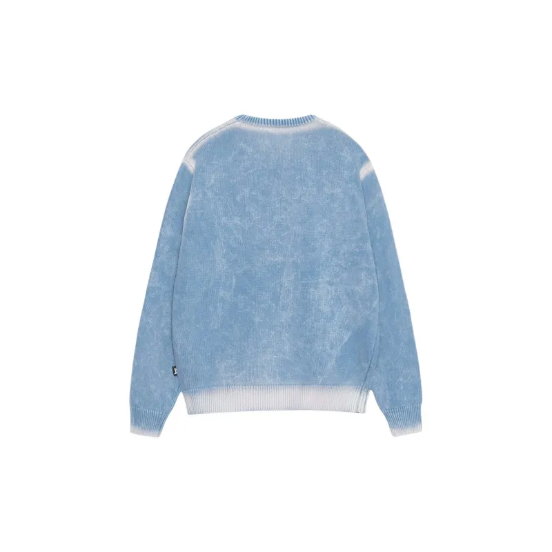 Stussy Faded Cotton Knit Crew-5