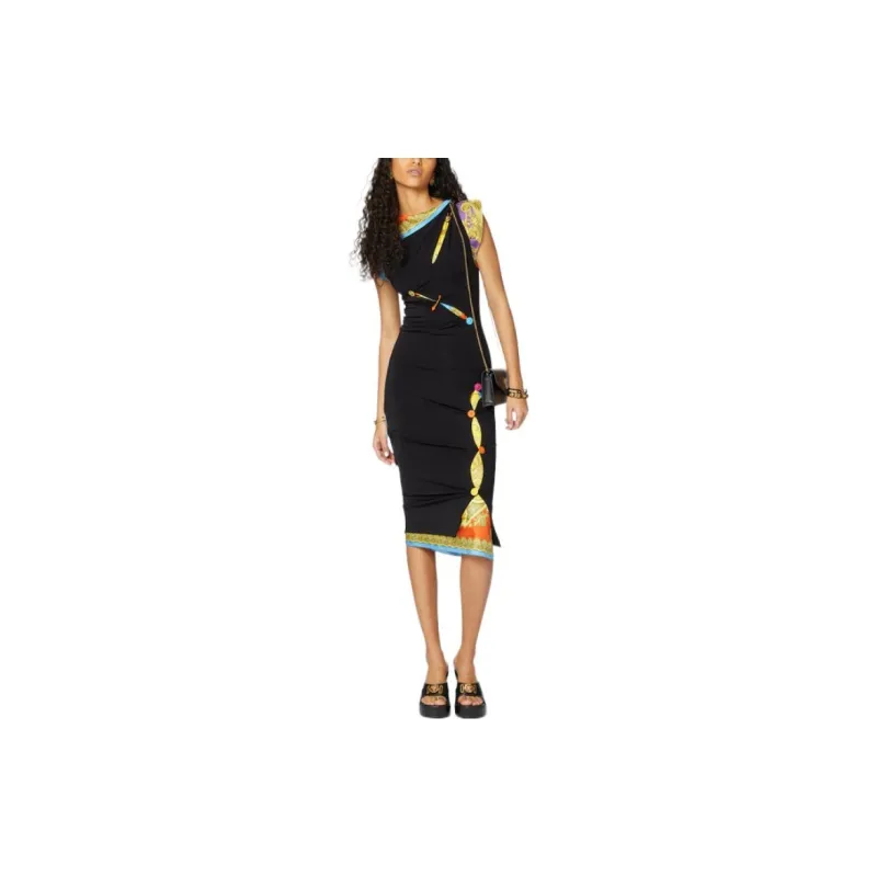 VERSACE Sleeveless Dresses Women's Multicolor-1