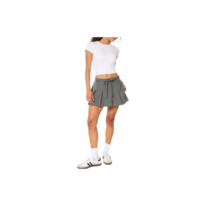 Hollister Casual Short Skirts Women's Gray-1