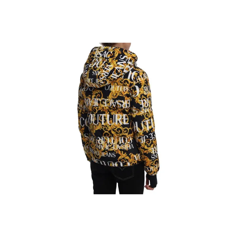 VERSACE JEANS Jackets Women's Black Yellow-2