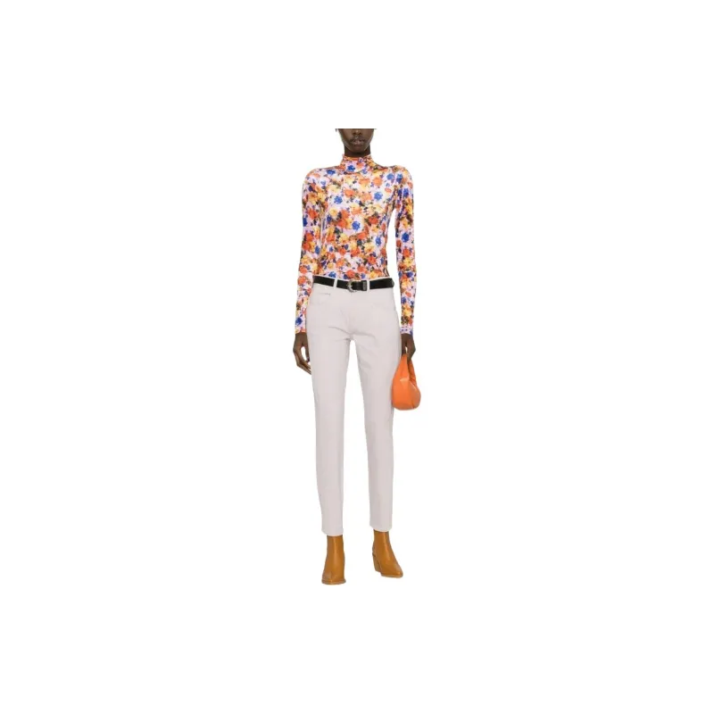 ISABEL MARANT Logo Patch Straight Leg Jeans-1