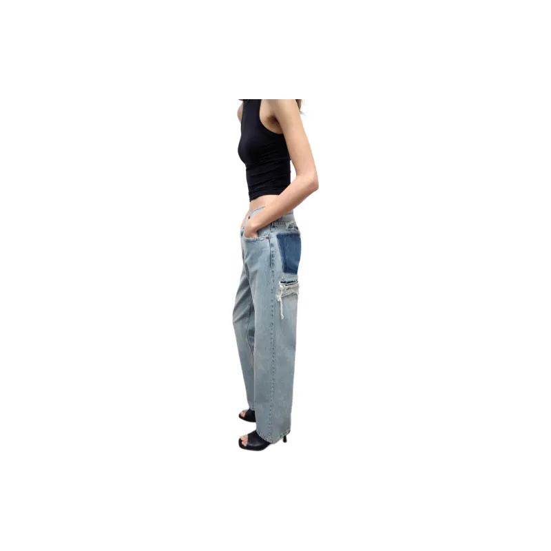 ZARA Trf Jeans Women's Light Blue-3