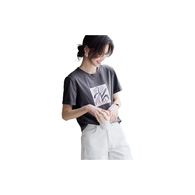 XWI T Shirts Women's Smoke Gray-3