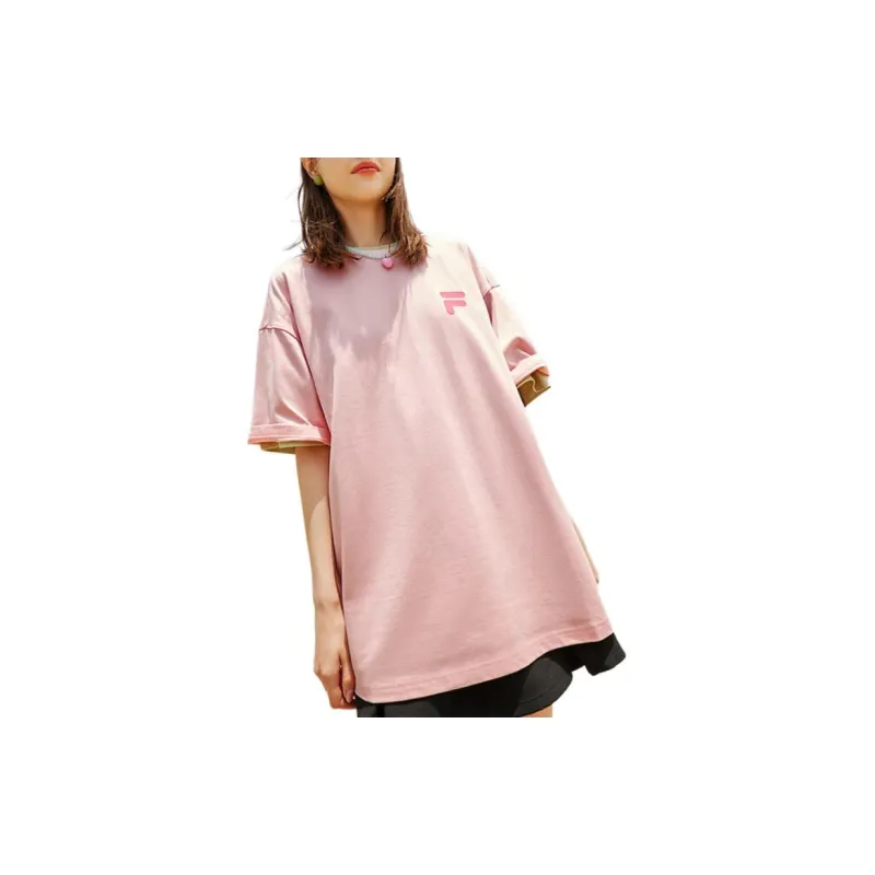 FILA FUSION FOB Series T Shirt Women's Youth Pink-3
