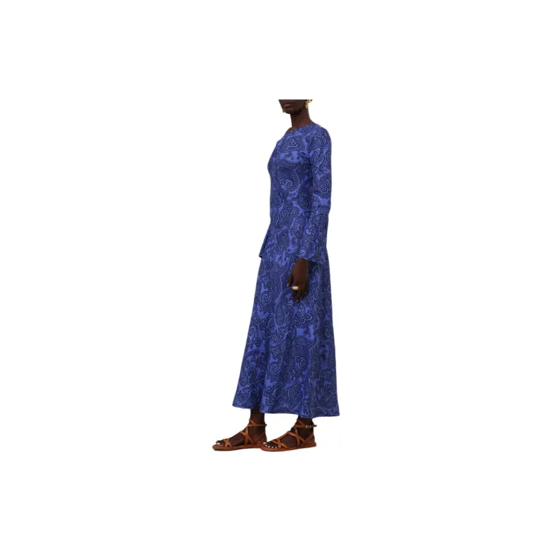 Zimmermann Paisley Print Backless Dress-3