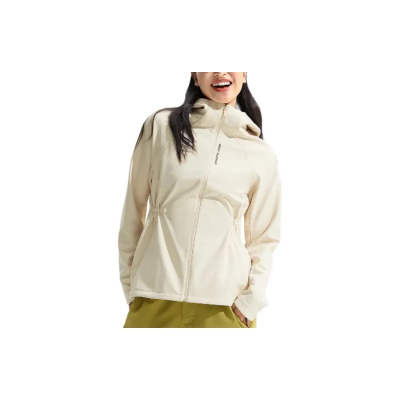 LiNing Lotus Leaf Trench Coat Women's Swan White-4