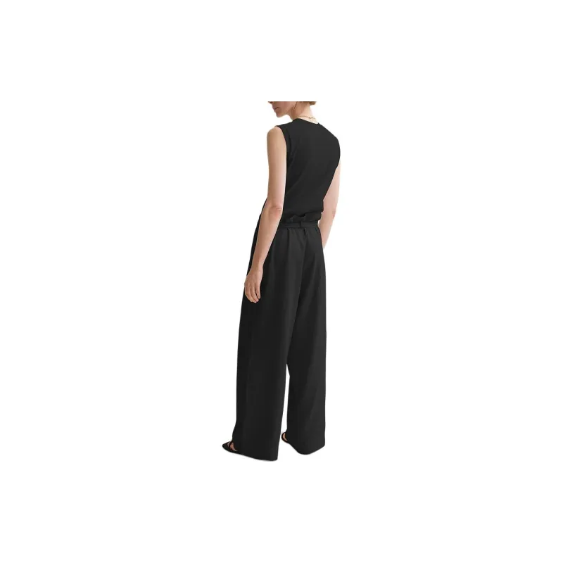 TOTEME Belted Flared Trousers-2