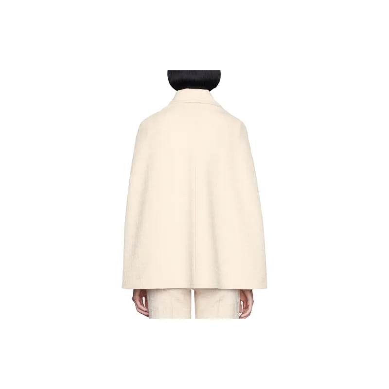 GUCCI Detachable Cape Tweed Vest-2