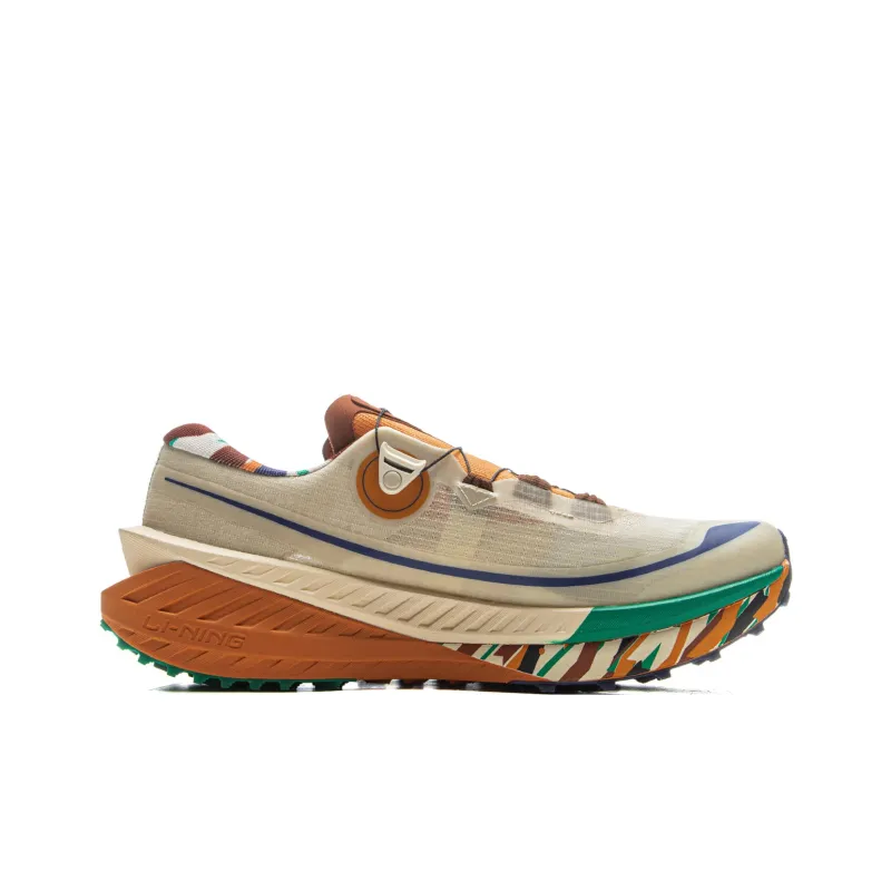 LINING Dulu PRO V2 Running Shoes Men Low Top Sand Gravel Gray-1