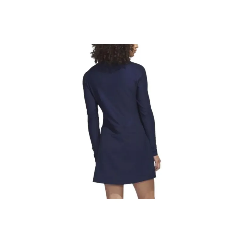 Adidas Long Sleeved Dresses Women's Dark Blue-3