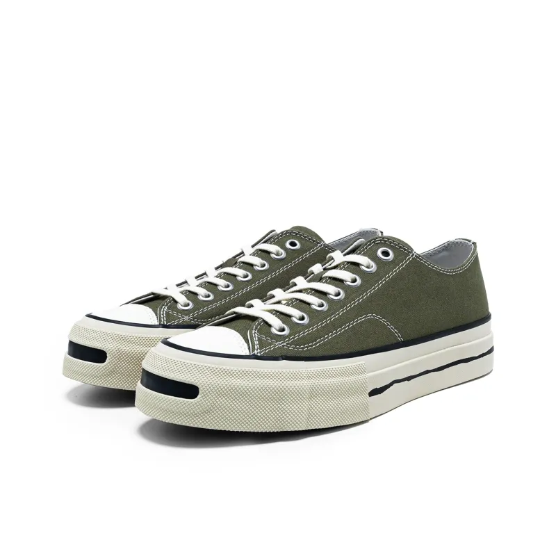 TC Tcmade 015 Low-Top Canvas Shoes Unisex Olive Green-1