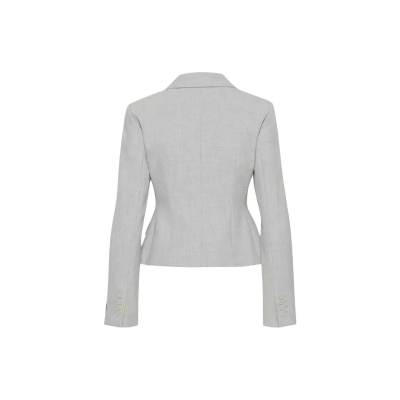 ARITZIA FW24 Babaton Curate Blazer Business Suit Women's Heather Chrome Gray-1