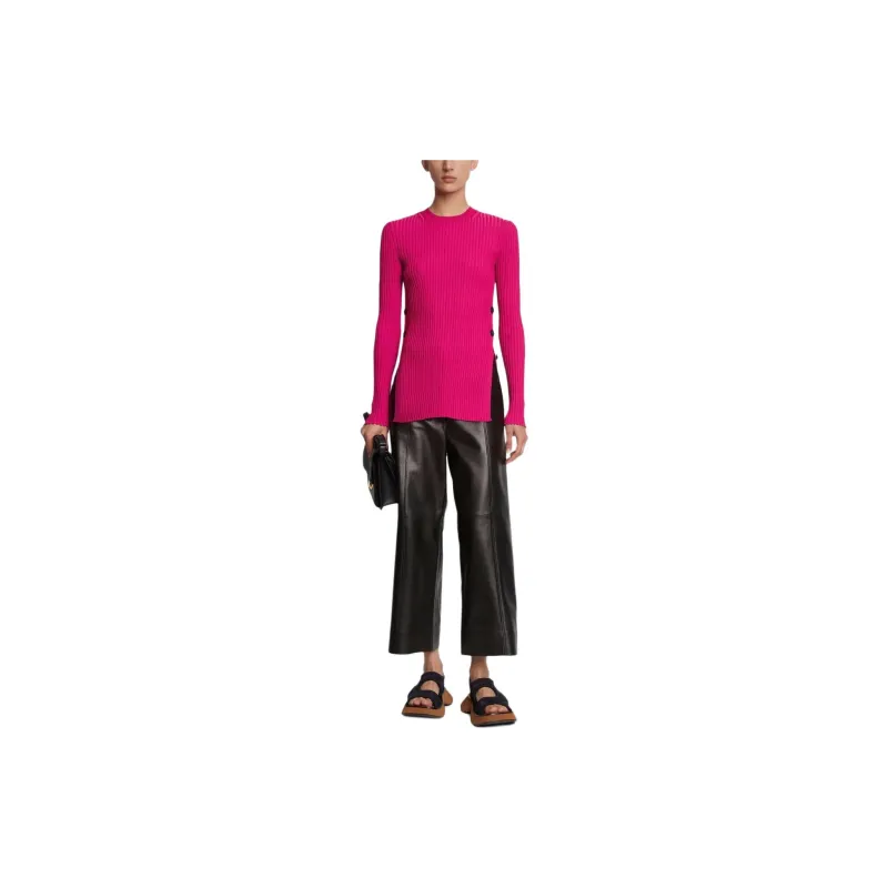 PROENZA SCHOULER Ribbed knit Button detail Jumper-1
