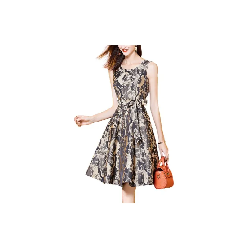 CYANINE SEA Sleeveless Dresses Women's Multicolor-2