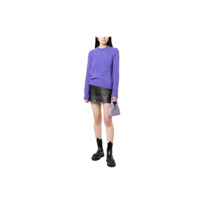 GANNI Sweaters Women's Purple-1