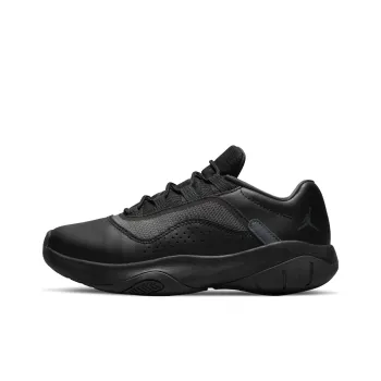 Jordan Air Jordan 11 Wear-Resistant Low-Top Children's Basketball Shoes Black Teenagers