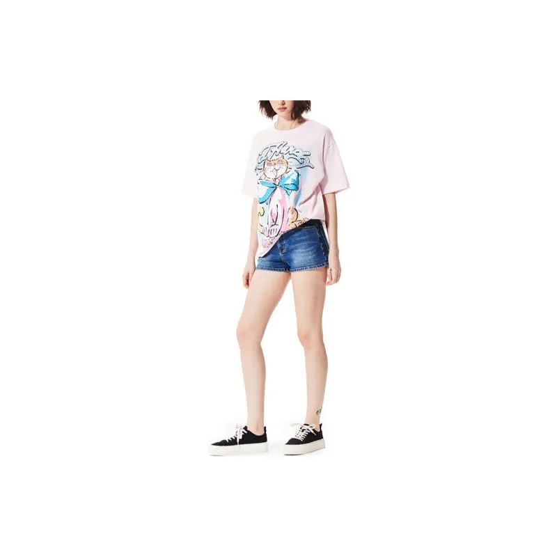 Ed Hardy T Shirt Women's Cherry Blossom Pink-2