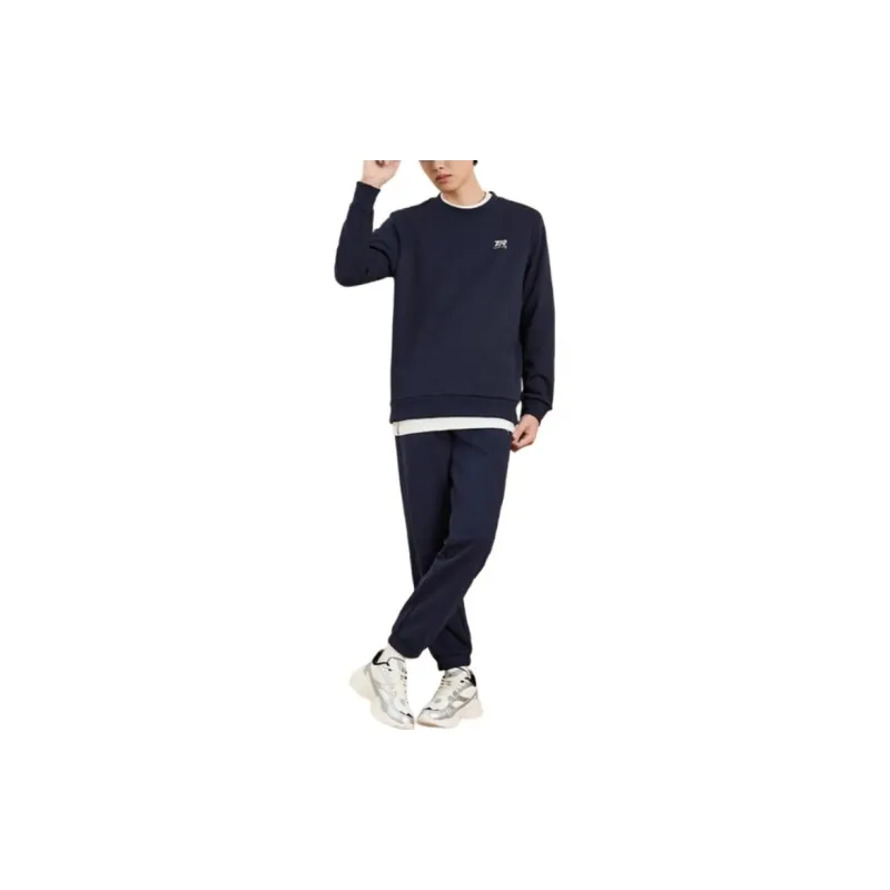 QIAODAN Men's Training Series Sweatshirt Men's Nova Blue-2