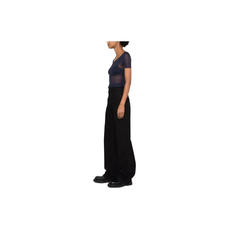 Jacquemus Crop Tops Women's Navy-3