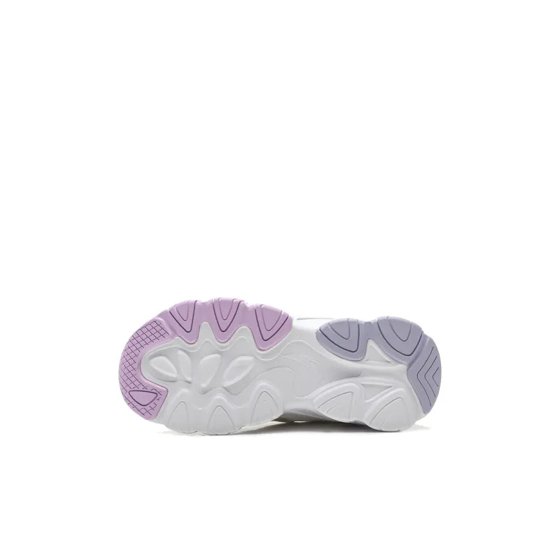 Antakids Casual Shoes Unisex Low Top White Gray Purple-5