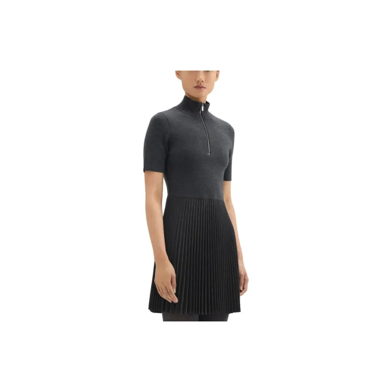 THEORY Short-Sleeved Dresses Women's Greige-1