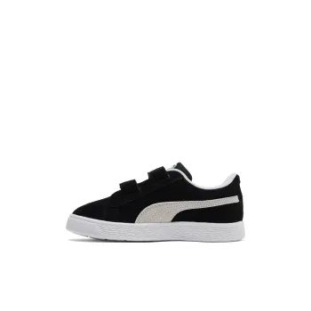 PUMA Suede Classic Abrasion Resistant Low Top Kids' Skateboarding Shoes Black White Kids'