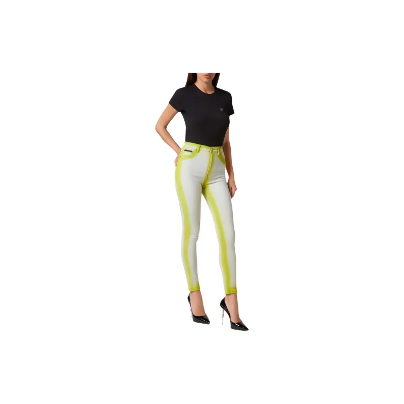 PHILIPP PLEIN Super Fluo High rise Jeggings-3