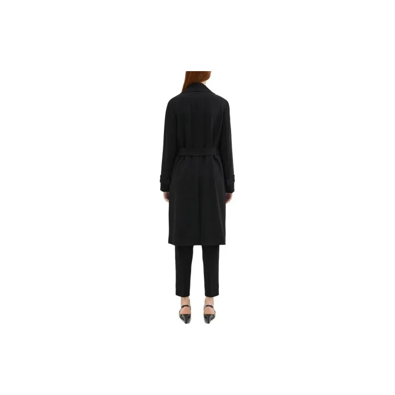 THEORY Trench Coat Women's Black-1