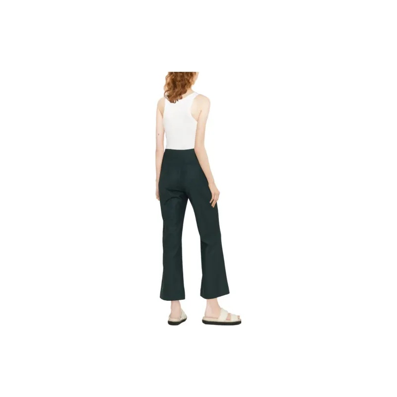 NANUSHKA Kyma Cropped Kick flare Trousers-2