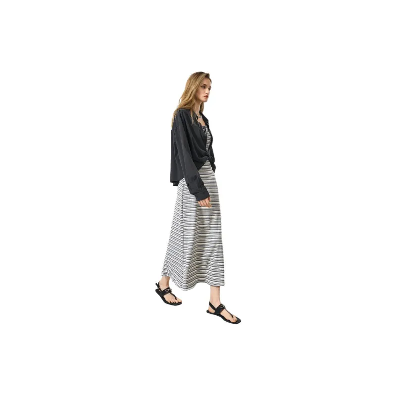 Bethine Skirt Set Women's Stripes-2