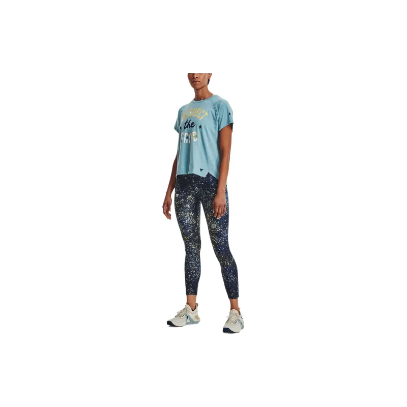 Under Armour Raglan Sleeve T Shirt Women's Blue-2
