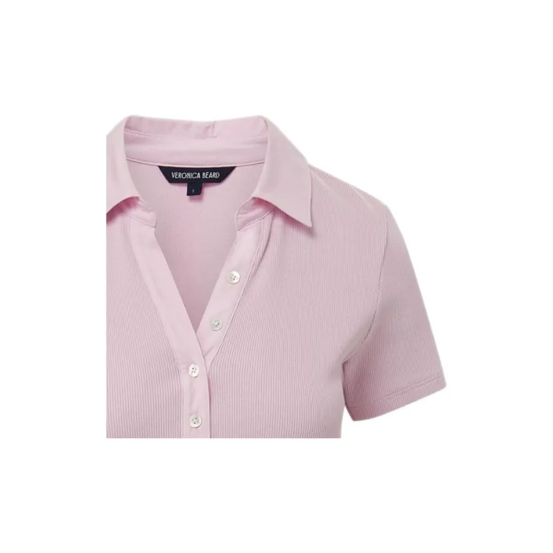 VERONICA BEARD SS24 Polo Shirt Women's Light Pink-1