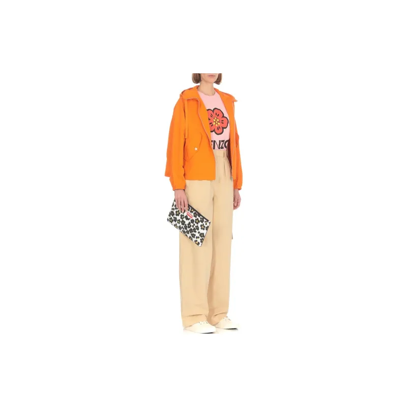 KENZO Straight leg Braces Cargo Trousers-4