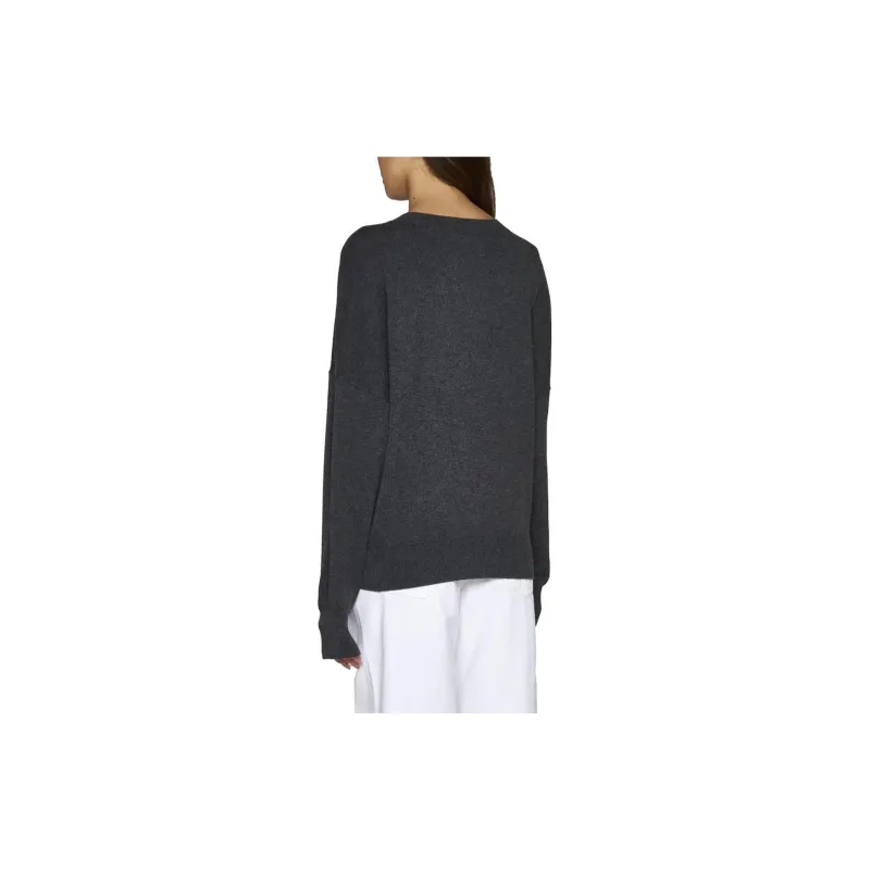 ISABEL MARANT ETOILE Marisans Logo Intarsia Knitted Jumper-3
