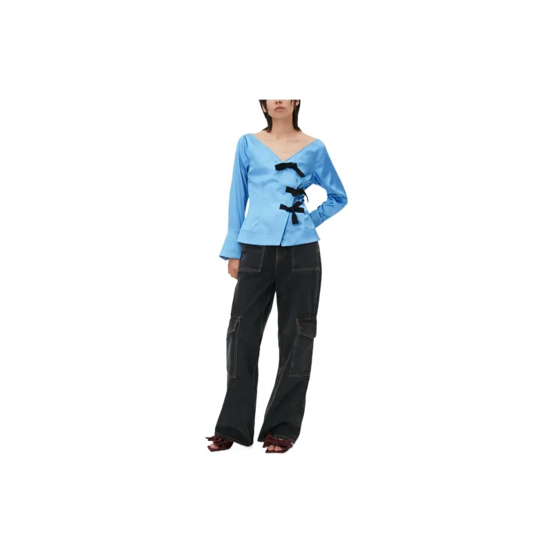 GANNI Jeans Women's Black-2
