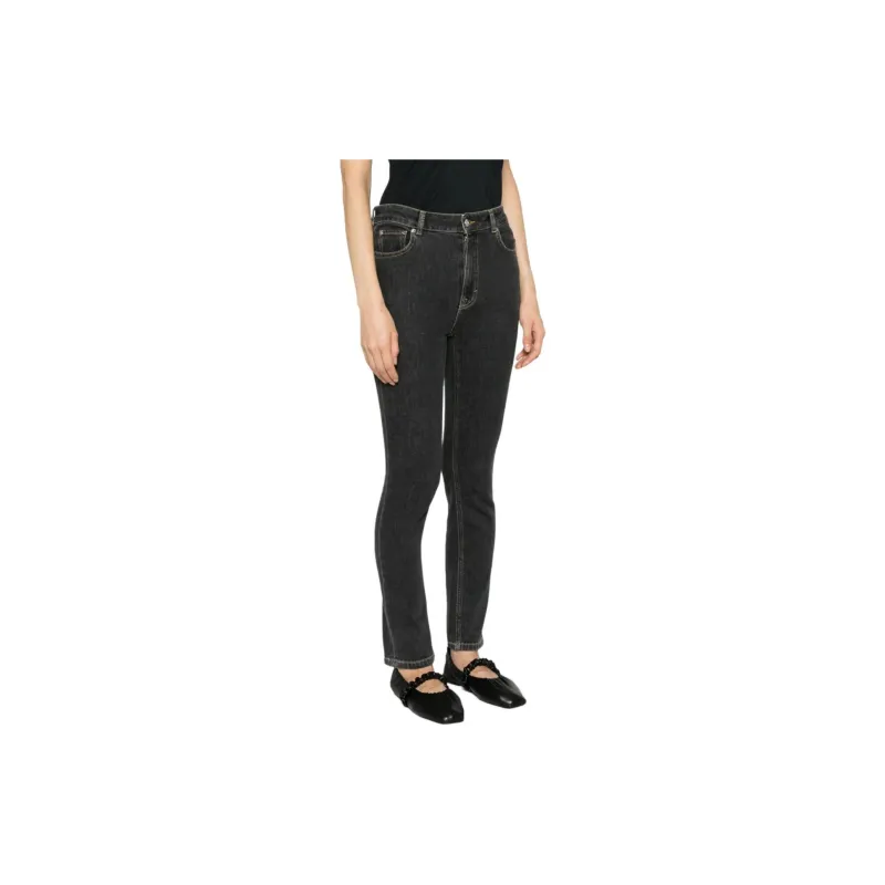 MOSCHINO Jeans Logo Patch Skinny Fit Jeans-3