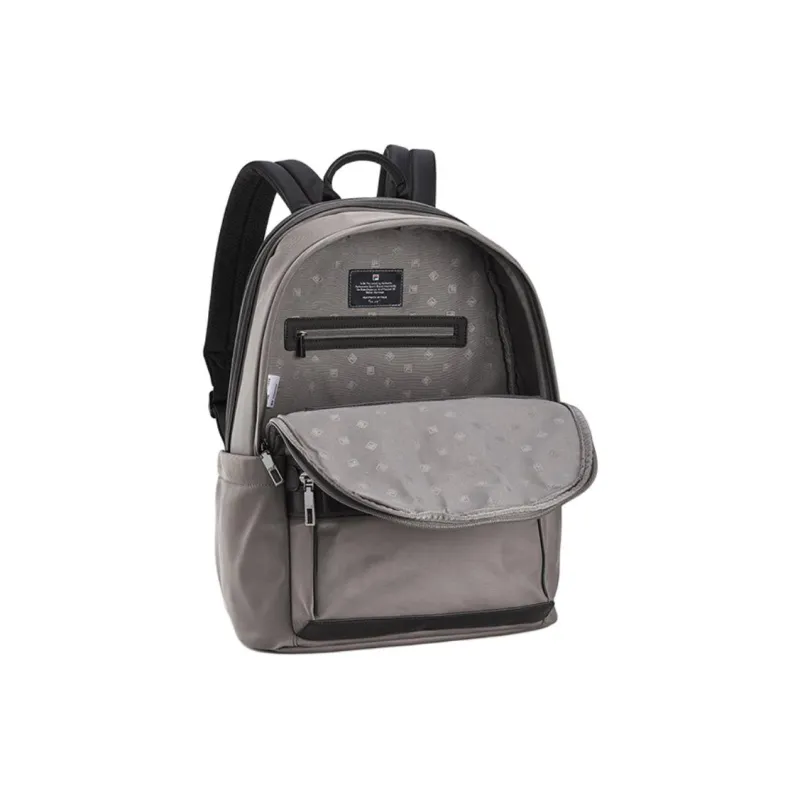 FILA Fabric Backpack Large Size Unisex Gray-3