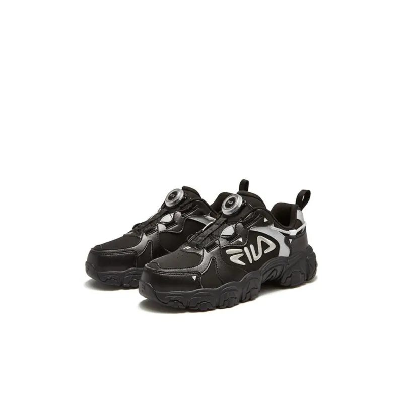 FILA KIDS Cat Paw Abrasion Resistant Low Top Kids' Running Shoes Black Kids'-5